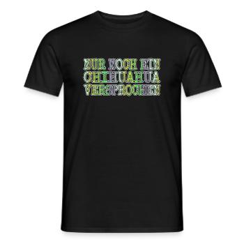 lustig terrier bday pfote tier hunderasse geek - Männer T-Shirt - Schwarz - Vorne - AI Model Male 178 light (178cm)