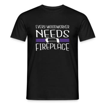 cadeau d’anniversaire marteau-piqueur amusant - T-shirt homme - noir - Devant - AI Model Male 178 light (178cm)