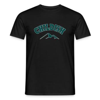KINDISCHES OUTDOOR-ABENTEUER NEUES DESIGN 2022 - Männer T-Shirt - Schwarz - Vorne - AI Model Male 178 light (178cm)