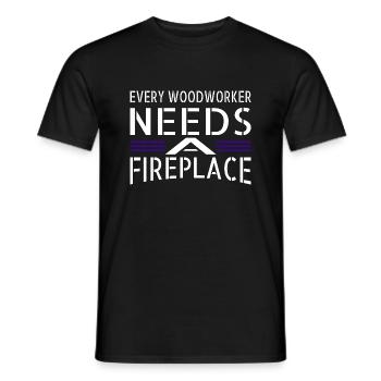 présenter des outils de marteau-piqueur d’apprenti geek - T-shirt homme - noir - Devant - AI Model Male 178 light (178cm)