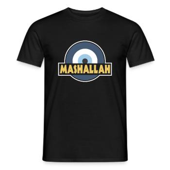 Nazar - Männer T-Shirt - Schwarz - Vorne - AI Model Male 178 light (178cm)