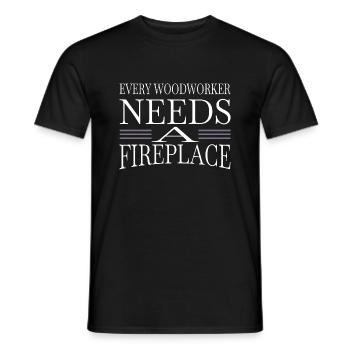 carpenter plumber best lets play carpenter tshirts - Men's T-Shirt - black - Front - AI Model Male 178 light (178cm)