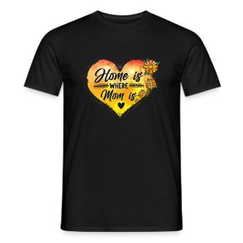 Proud Mom Mother MomMy Life's Work Kids Child - Men's T-Shirt - black - Front - AI Model Male 178 light (178cm)