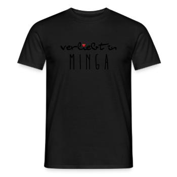 minga - Männer T-Shirt - Schwarz - Vorne - AI Model Male 178 light (178cm)