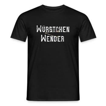 Würstchen Wender -Grill - Männer T-Shirt - Schwarz - Vorne - AI Model Male 178 light (178cm)