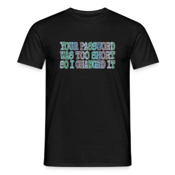 fun birthday present gift idea present - Männer T-Shirt - Schwarz - Vorne - AI Model Male 178 light (178cm)