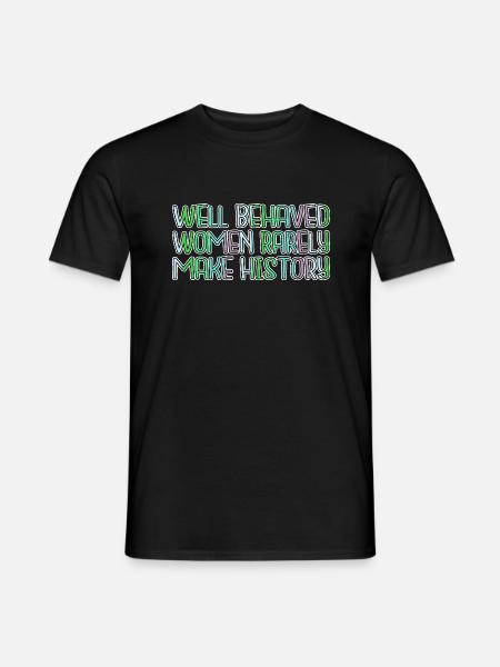 humor liberalny marsz kobiet protest cool - T-shirt męski - czarny