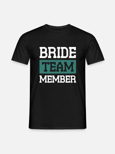 Bride Team - Men's T-Shirt - black
