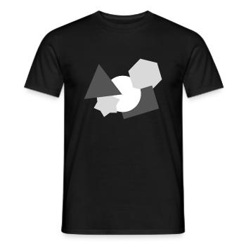 Formen - Männer T-Shirt - Schwarz - Vorne - AI Model Male 178 light (178cm)