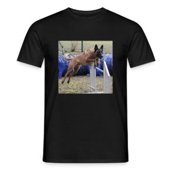 Mateo Agility - Männer T-Shirt - Schwarz - Vorne - AI Model Male 178 light (178cm)