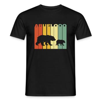 Opa Bär Großvater Geschenk - Männer T-Shirt - Schwarz - Vorne - AI Model Male 178 light (178cm)