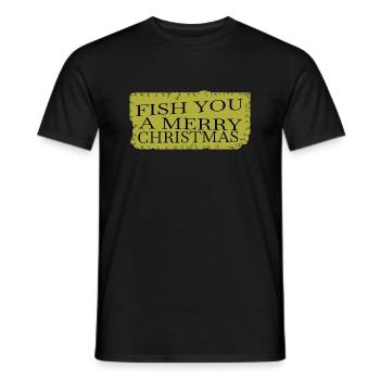 Dork cadeau acheter santa maladroit drôle gym mignon - T-shirt homme - noir - Devant - AI Model Male 178 light (178cm)