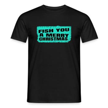 mignon citation heureux drôle gym cadeau idée couples - T-shirt homme - noir - Devant - AI Model Male 178 light (178cm)