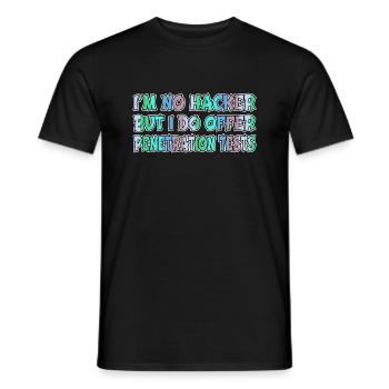 anonyme nous attendre éthique idée cadeau d’anniversaire - T-shirt homme - noir - Devant - AI Model Male 178 light (178cm)