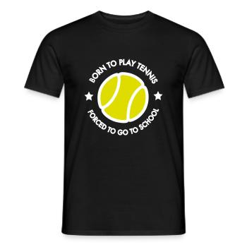 Tennis - T-shirt homme - noir - Devant - AI Model Male 178 light (178cm)
