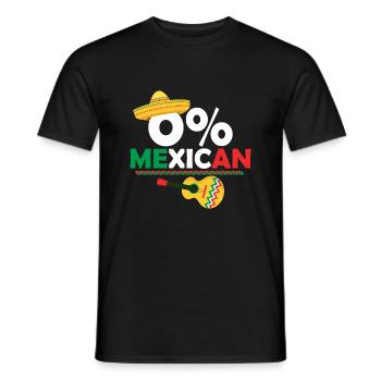 0% Gringo mexicain Cinco De Mayo Party Gringo - T-shirt homme - noir - Devant - AI Model Male 178 light (178cm)