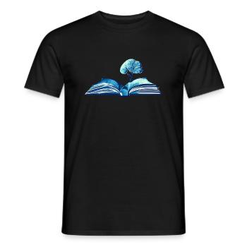 Lecteurs de livres Amateurs de livres Lecture Livres Cadeau - T-shirt homme - noir - Devant - AI Model Male 178 light (178cm)