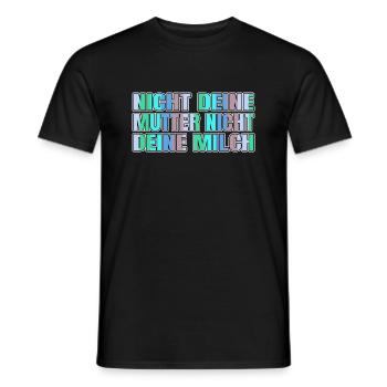 weihnachten pro vegan geek vegan lustig bday - Männer T-Shirt - Schwarz - Vorne - AI Model Male 178 light (178cm)