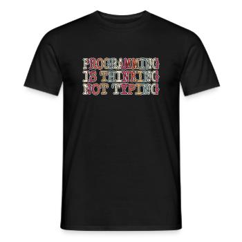 encrypt hack out hacking and free wifi - Männer T-Shirt - Schwarz - Vorne - AI Model Male 178 light (178cm)