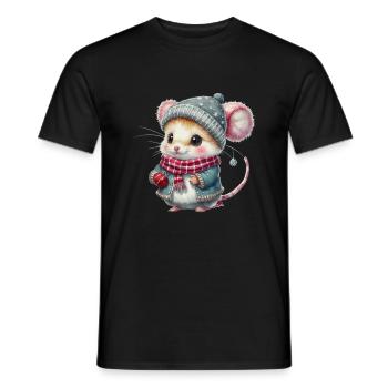 Noël - T-shirt homme - noir - Devant - AI Model Male 178 light (178cm)