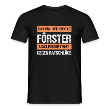 Resistant Forester - Men's T-Shirt - black - Front - AI Model Male 178 light (178cm)