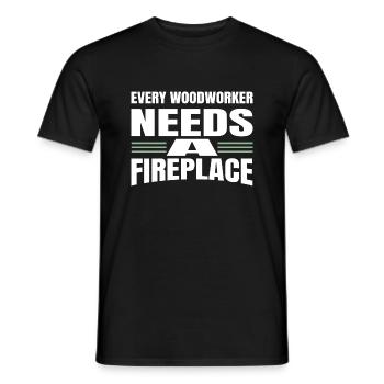 funny sayings carpenter jokes tshirts carpenter - Männer T-Shirt - Schwarz - Vorne - AI Model Male 178 light (178cm)