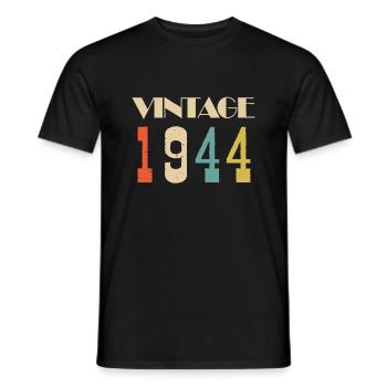 2003 Vintage Édition limitée Cadeau - T-shirt homme - noir - Devant - AI Model Male 178 light (178cm)