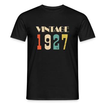 2020 Vintage Geschenk in limitierter Auflage - Männer T-Shirt - Schwarz - Vorne - AI Model Male 178 light (178cm)