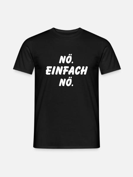 Non, juste non - T-shirt homme - noir