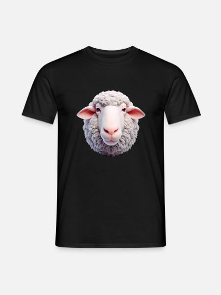 Sheep Head 2 - Men's T-Shirt - black