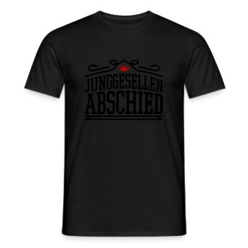 Junggesellen Abschied - Männer T-Shirt - Schwarz - Vorne - AI Model Male 178 light (178cm)
