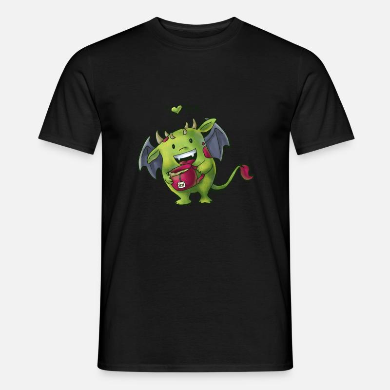 Tee Monster - Männer T-Shirt - Schwarz