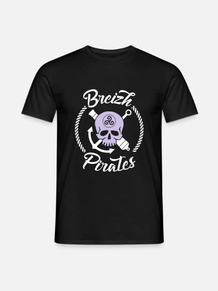 Breizh Pirates - T-shirt homme - noir
