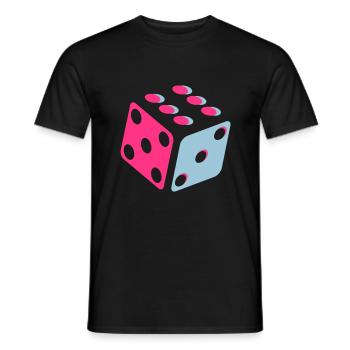 Dice - Dice - T-shirt homme - noir - Devant - AI Model Male 178 light (178cm)