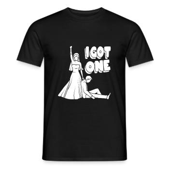 Hen party JGA - Men's T-Shirt - black - Front - AI Model Male 178 light (178cm)