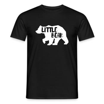 little Bear Baer Eltern Tshirt - Männer T-Shirt - Schwarz - Vorne - AI Model Male 178 light (178cm)