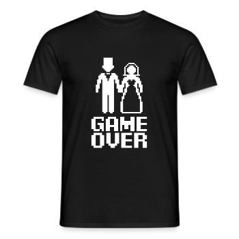 JGA Bachelor Party Jeu terminé - T-shirt homme - noir - Devant - AI Model Male 178 light (178cm)