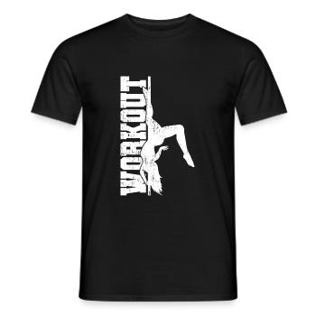 Pole Dance Workout Geschenk - Männer T-Shirt - Schwarz - Vorne - AI Model Male 178 light (178cm)