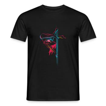 Pole Dance sexy Tänzerin Geschenk - Männer T-Shirt - Schwarz - Vorne - AI Model Male 178 light (178cm)