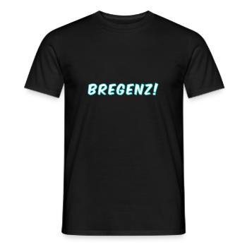 Bregenz ville d'Autriche - T-shirt homme - noir - Devant - AI Model Male 178 light (178cm)