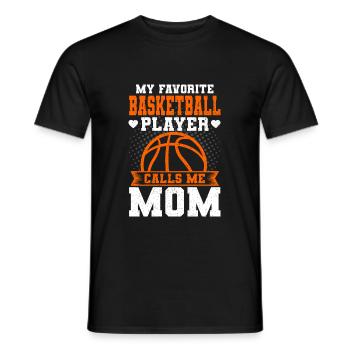 Idée de cadeau de basket-ball maman - T-shirt homme - noir - Devant - AI Model Male 178 light (178cm)