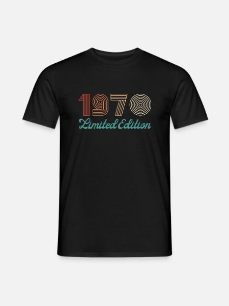 Year 1970 limited edition - Men's T-Shirt - black
