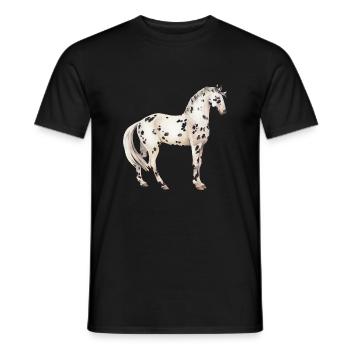 Knabstrupper - Men's T-Shirt - black - Front - AI Model Male 178 light (178cm)