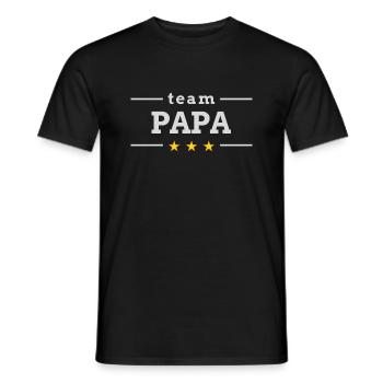 Team Daddy Father's Day Gift - Men's T-Shirt - black - Front - AI Model Male 178 light (178cm)
