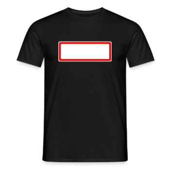 panneaux ville - T-shirt homme - noir - Devant - AI Model Male 178 light (178cm)