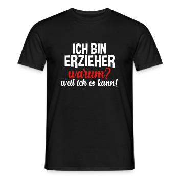 Kindergärtner Erzieher - Männer T-Shirt - Schwarz - Vorne - AI Model Male 178 light (178cm)