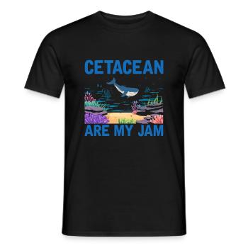 Zooologist Marine Biologist Marine Biology - Men's T-Shirt - black - Front - AI Model Male 178 light (178cm)