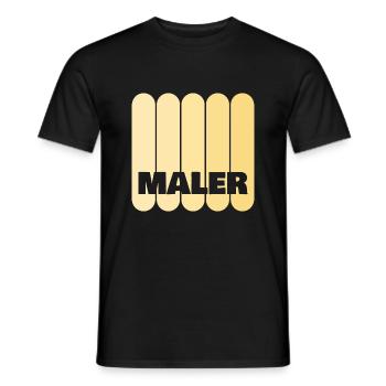 Name Painter Gift Idea - Men's T-Shirt - black - Front - AI Model Male 178 light (178cm)