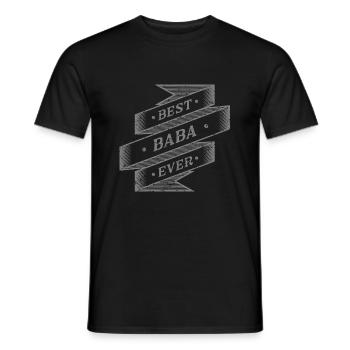 meilleur baba de tous les temps - T-shirt homme - noir - Devant - AI Model Male 178 light (178cm)