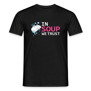 Conception de fabrication de savon pour les conceptions de fabricants de savon - T-shirt homme - noir - Devant - AI Model Male 178 light (178cm)